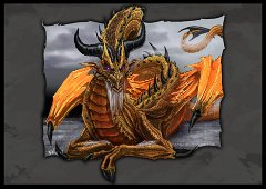 Dragons - Gold  Don't be mistaken by the metallic scales: on Tymaera metallic doesn't ='good' and chromatic doesn't mean 'evil'... (that tends to be governed more by Bloodline or individual leanings) Tymaeran dragons angle more toward 'lawful' and 'chaotic' respectively ... it just means this guy's probably not going to randomly bite your head off for the fun of it (unless you give him a good reason to). And he wouldn't feel sorry for you if he did - gold dragons are notoriously up their own arses about other species being inferior to dragons (rather like reds, but with better tempers).